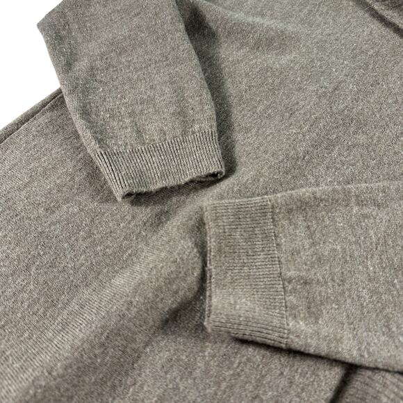 Ellen Tracy Sweater Extra Fine Merino Wool Cowl Neck Tan Brown Womens XL Office - Picture 6 of 16